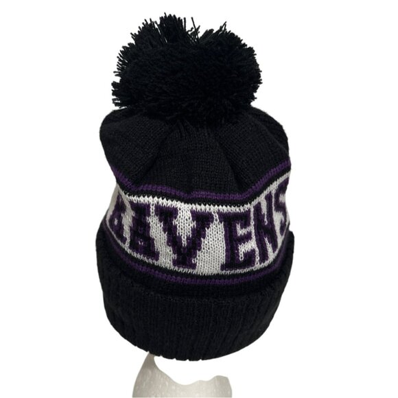 New Era Baltimore Ravens NFL On Field Removeable Pom Beanie Football Athleisure - Picture 7 of 8